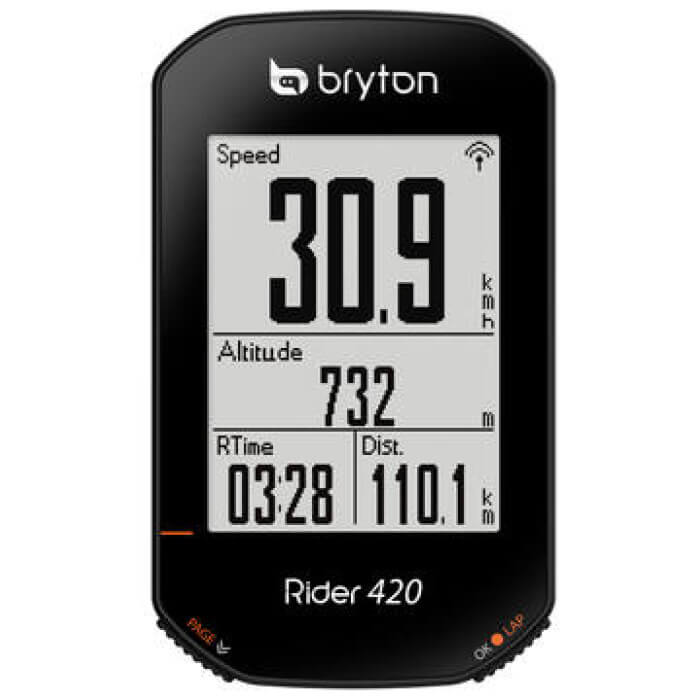 Bryton - Rider 420 H Gps Fietscomputer Inclusief Hartslagband Ant+ / Bluetooth